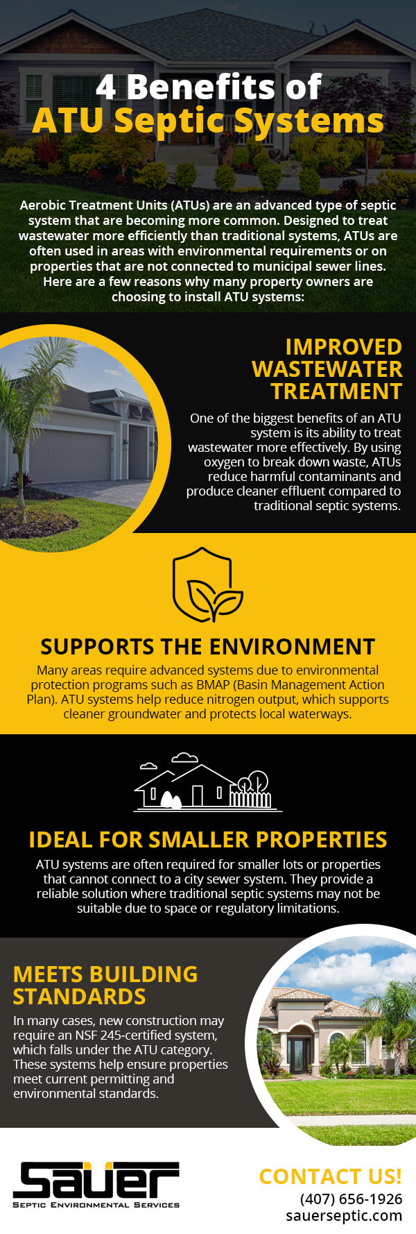 4 Benefits of ATU Septic Systems